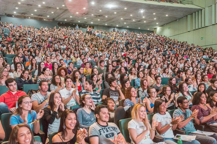 Plateia de alunos