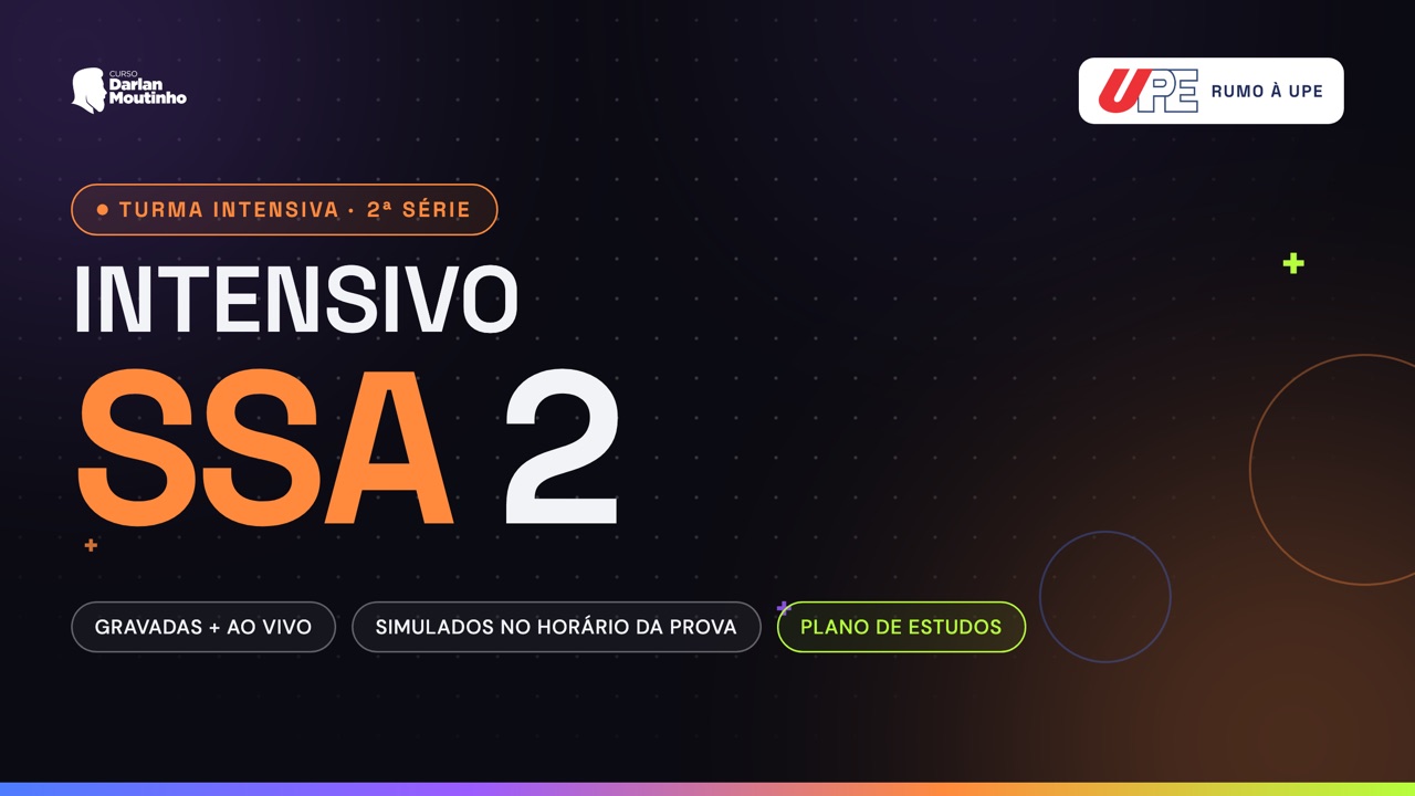 Intensivo SSA 2 — turma intensiva da 2ª série